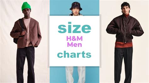 H&M Men's Sizes Chart and Fitting Guide - Size-Charts.com - When size matters