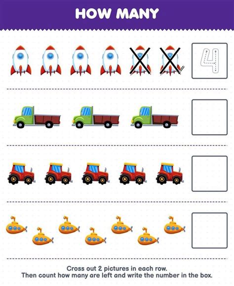 Transportation Counting Worksheet 的图像结果