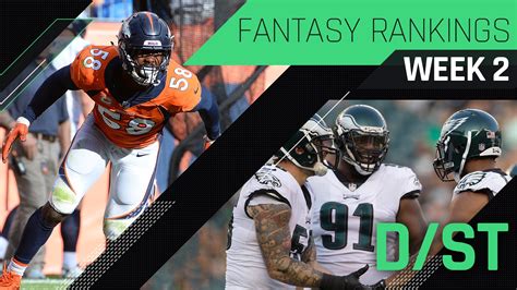 Week 2 Fantasy Football Rankings: Defense | Sporting News