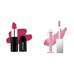 Buy SWISS BEAUTY Pure Matte Creamy Lipstick Shade- Hot Pink, 3.8gm ...