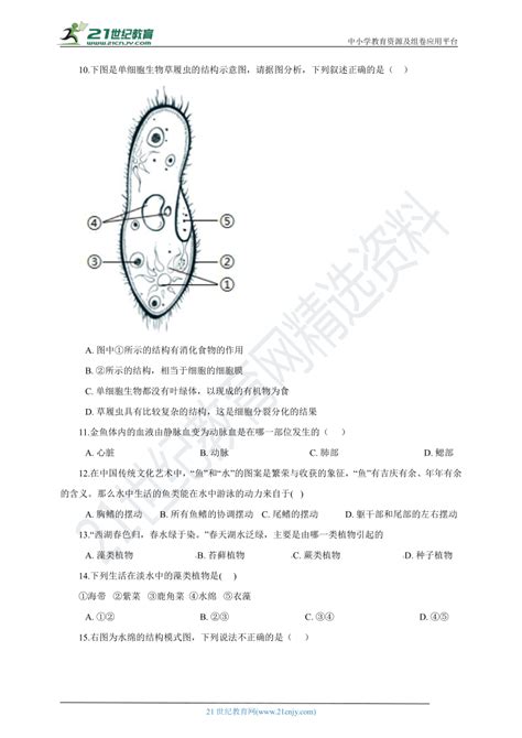 北京版七年级上册生物电子课本教材（高清PDF版）_资源_初中_生物