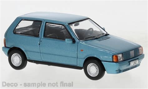 Miniature Fiat Uno 1/87 PCX87 Elba Bleue 1983 1:87 - Voiture-miniature.com