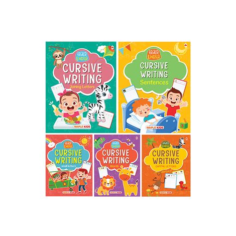 Mapala Press Cursive Writing Books (Set of 5 Books) (Handwriting Pract ...