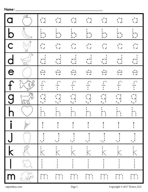 Image result for Printable Lowercase Alphabet Worksheets