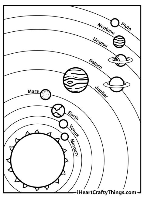Solar System Colouring Printable 的图像结果