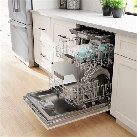 Bosch 800 Series 24-in Top Control Smart Built-In Dishwasher With Third ...