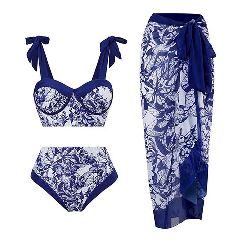 Bathing Suit For Women One Piece Summer Beach Seaside Conservative ...