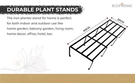 Bloomingdale Nordic Plant Stand/Pot Stand Heavy Duty Iron. Ideal Pot ...