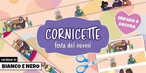 Cornicette festa dei nonni