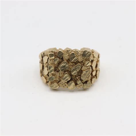 10kt Gold Nugget Ring | Property Room