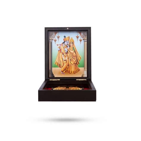 Giri - Radha Krishna Pooja Box | Pooja Box | Radha Krishna Padham Box ...