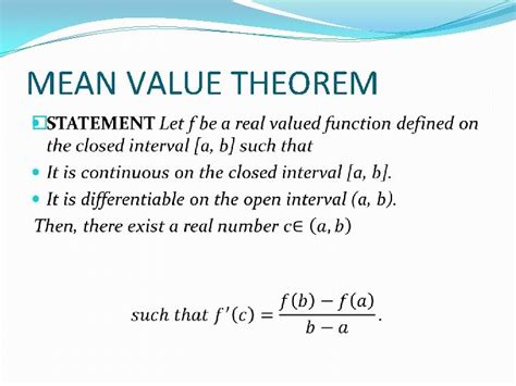 Image result for Prove Mean Value Theorem