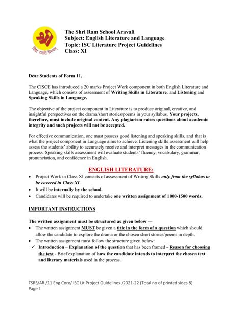 Image result for ISC Class 11 Eva Project