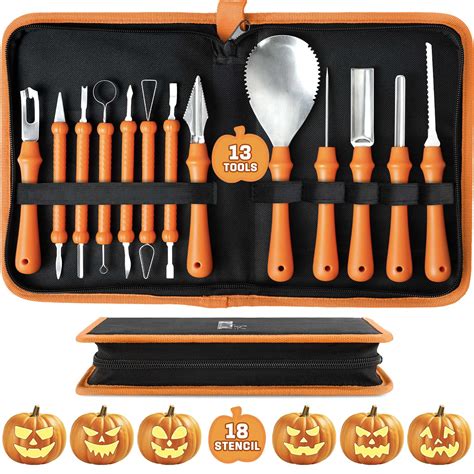 Snapklik.com : Professional Pumpkin Carving Kits - Pack Of 31 Halloween ...