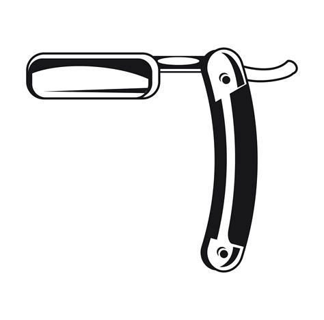 barber shop razor 2494133 Vector Art at Vecteezy