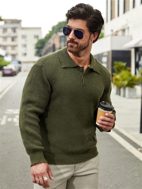 Green Sweaters For Men