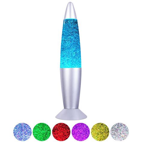Blue Glitter Lava Lamp