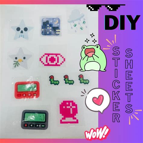 Image result for DIY Sticker Sheet