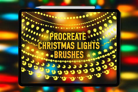 Christmas Lights Photoshop Brush