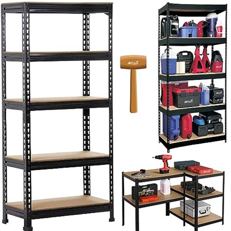 JD FRESH Iron Rack for Storage, Metal Rack Shelves for Storage, Foldab ...