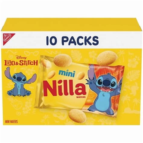 NILLA Wafers Mini Cookies, Vanilla Wafers, School Snacks, 10 Snack ...