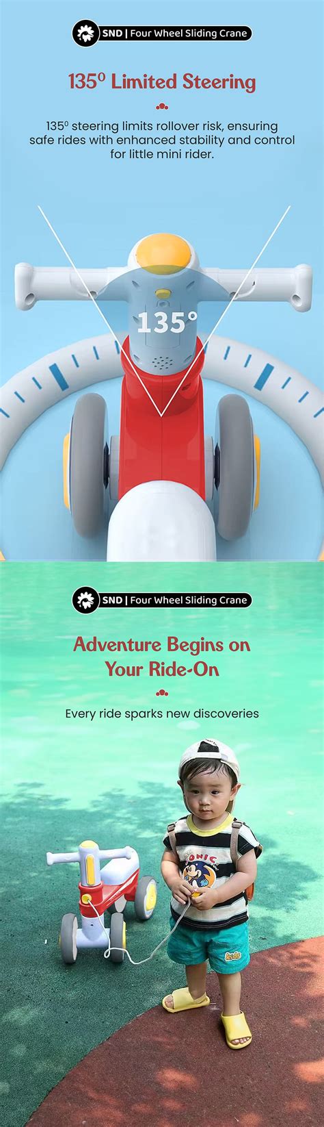 Push Ride On Bike for Kids with Light and Music StarAndDaisy