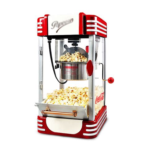 Buy Commercial Electric Popcorn Machine, 310W Retro Electric Popcorn ...