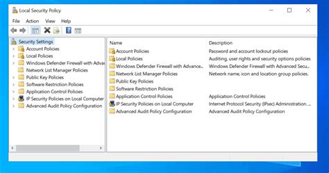 Image result for Windows Local Security Policy
