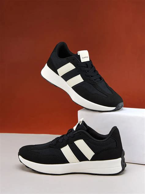 BRISK Black Men's Sneakers – Campus Shoes