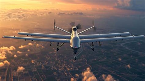 Aerial surveillance aircraft or drone | Premium AI-generated image