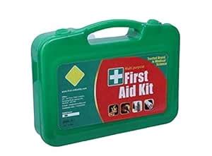 Tool Zone Plastic First Aid Kit Rectangular Storage Box-AK2-1 Set with ...