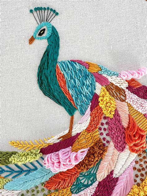 Image result for Simple Peacock Embroidery Patterns