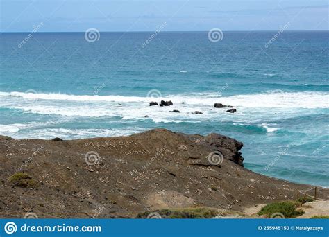 Coast of the Atlantic Ocean. Canary Islands Stock Photo - Image of ...