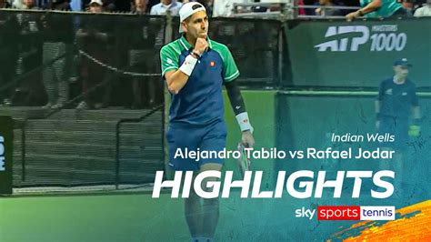 Alejandro Tabilo vs Rafael Jodar | Indian Wells highlights | Tennis ...