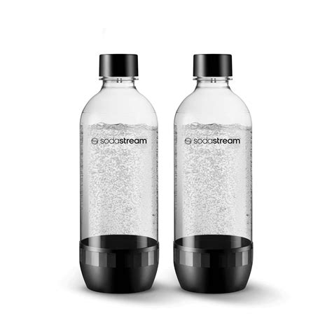 SodaStream Dishwasher Safe 1L Classic DWS Carbonated Bottle, Black ...