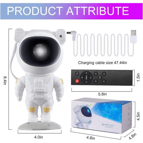 TECPHILE astronaut galaxy projector with remote control | Concept Kart