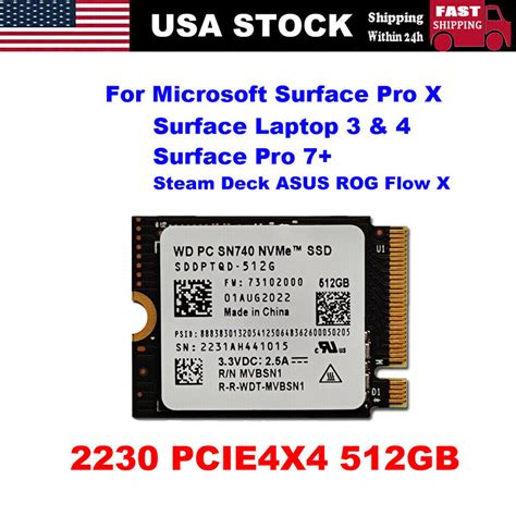 WD SN740 512GB M.2 2230 SSD NVMe PCIe For Steam Deck | Ubuy India