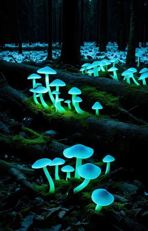 7 Glowing Fungi Found in Nature