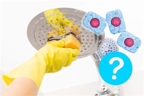 Image result for Using Dishwasher Tablets to Clean Shower