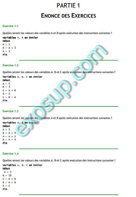 Image result for Complexité Algorithmique Exercices