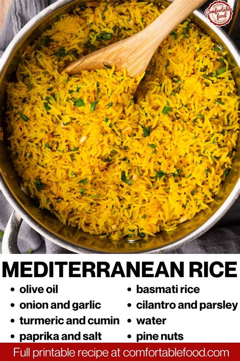 Mediterranean rice – Artofit