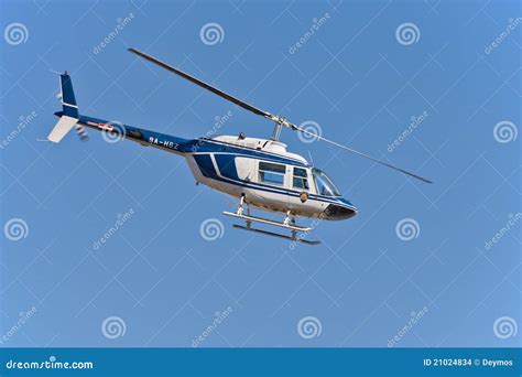 Croatian Police Helicopter Bell 206 Editorial Stock Image - Image of ...