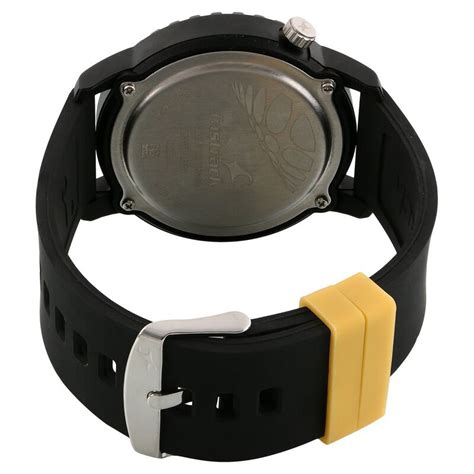 Fastrack Tees Quartz Analog Black Dial Plastic Strap Unisex Watch