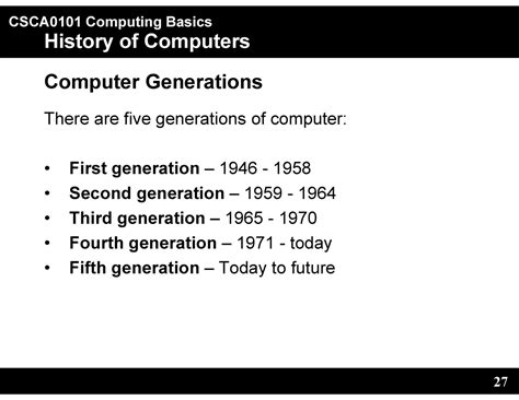 Image result for Computer Generations History
