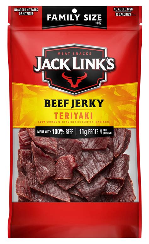 (2 pack) Jack Link's Beef Jerky, Teriyaki, 10 oz - Walmart.com