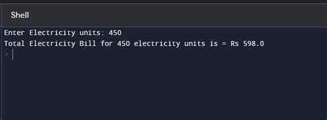 Write a program in python to input electricity unit charges and ...
