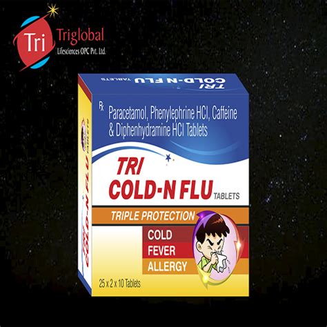TRI COLD-N FLU Tablets Triglobal Lifesciences OPC Pvt. Ltd.