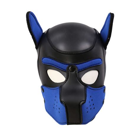 ShuYu Neoprene Puppy Hood Novelty Costume Dog Head Masks Puppy Mask ...