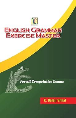 English Grammar Exercises Master : K. Balaji Vithal: Amazon.in: Books
