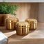 Brass Storage Tiffin Box Containers | Shop Now| Zishta.com